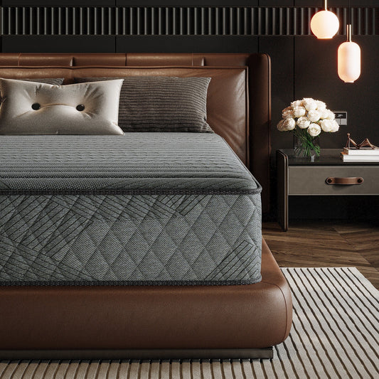 SweDrea 10 in. Medium Firm Gel-infused Memory Foam Hybrid Mattress Cooling and Breathable with CertiPUR-US, SGS and OEKO-TEX